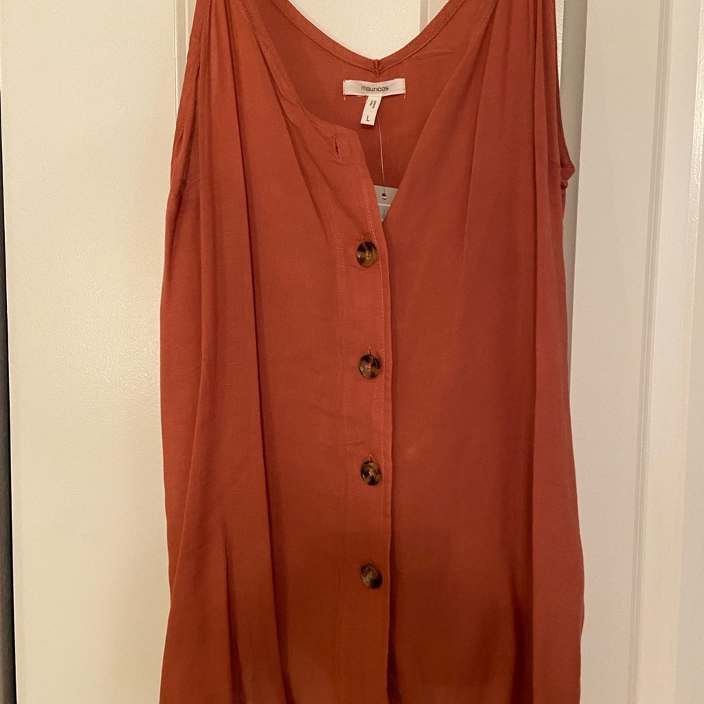 Buttoned Tank